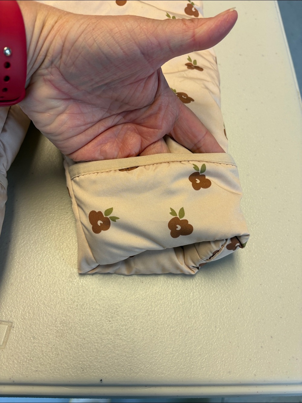 Infant Snow Suit Tan/Brown Sz 9M - Picture 6 of 7